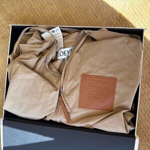 Loewe Anagram Khaki Hooded Jacket